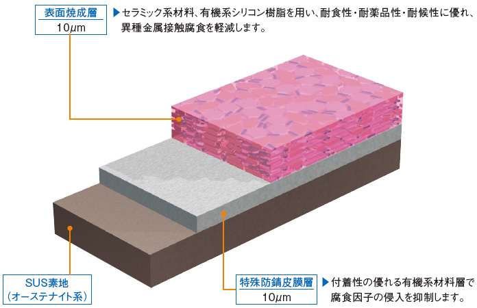 皮膜構造と機構 イメージ図