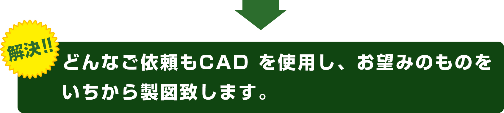 どんなご依頼もCADを使用し、お望みのものをいちから製図致します。